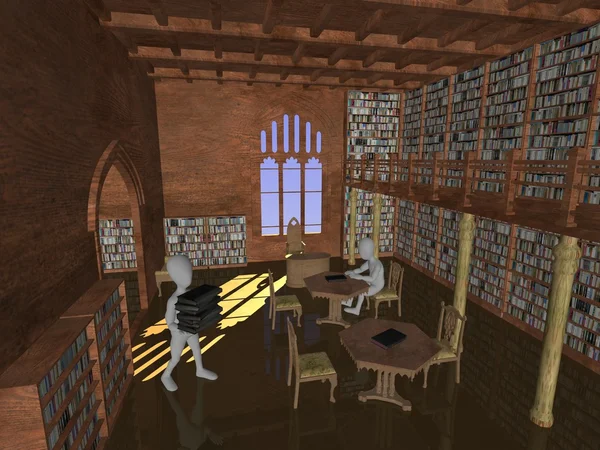 ห้องสมุดเก่า — ภาพถ่ายสต็อก