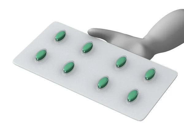 Placa de píldora — Foto de Stock