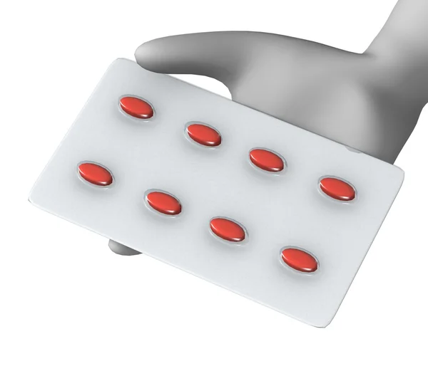 Pill plate — Stock Photo, Image