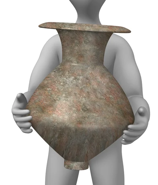 Vaso preistorico — Foto Stock