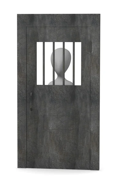 Gefängnistür — Stockfoto