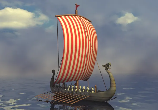 Nave vikinga — Foto de Stock