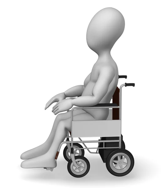 Wózku inwalidzkim — Zdjęcie stockowe
