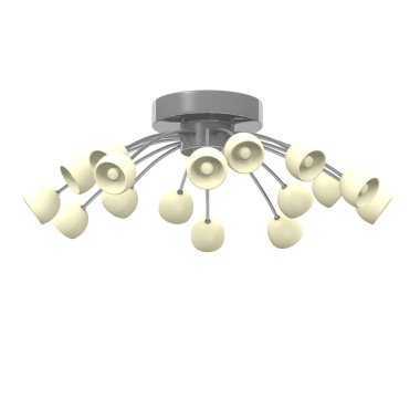 3d render of ceiling light