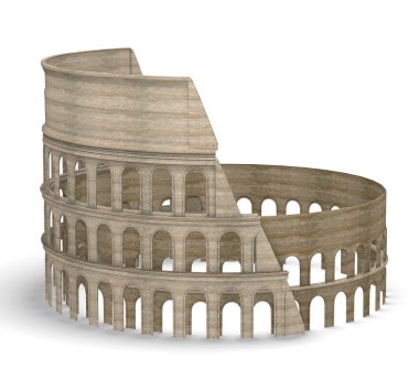 coloseum Arena 3D render