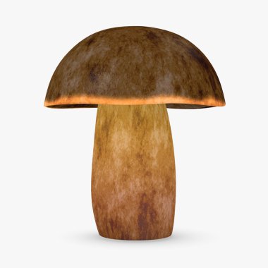 boletus erytrophus 3D render