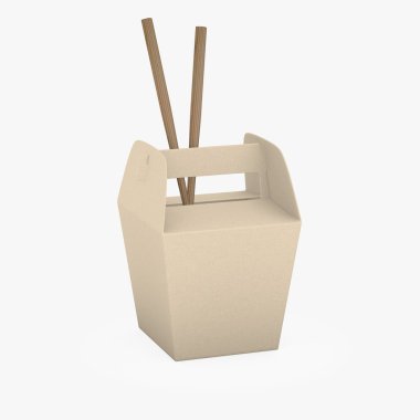 3d render of food box clipart