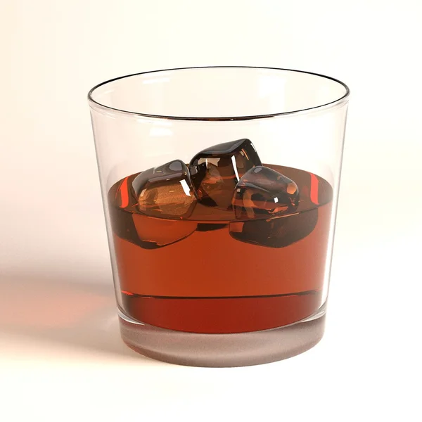 알코올 음료의 3d 렌더링 — 스톡 사진