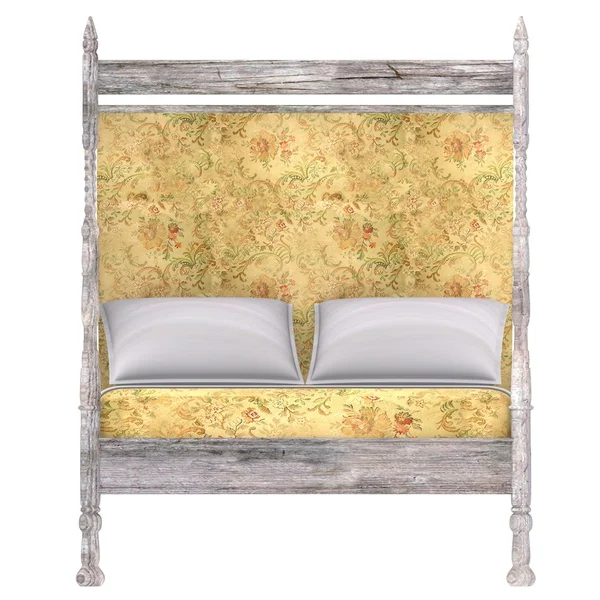 3d render of antique bed — Stock Photo, Image
