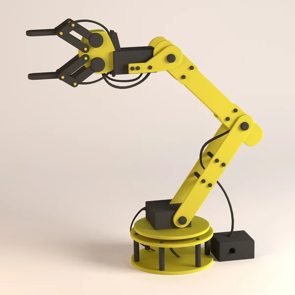 3D renderizado del brazo bot — Foto de Stock