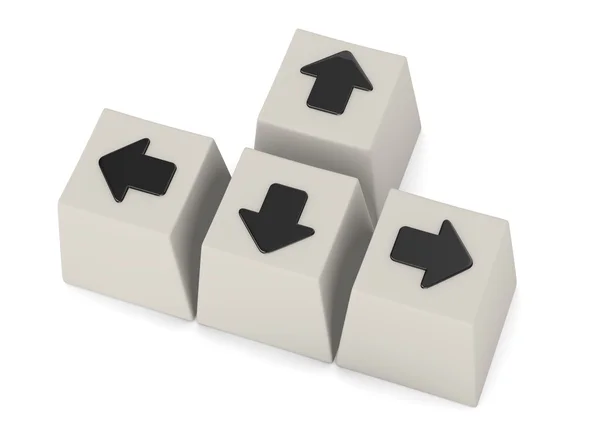 3d render of pc arrows — Stock Photo, Image