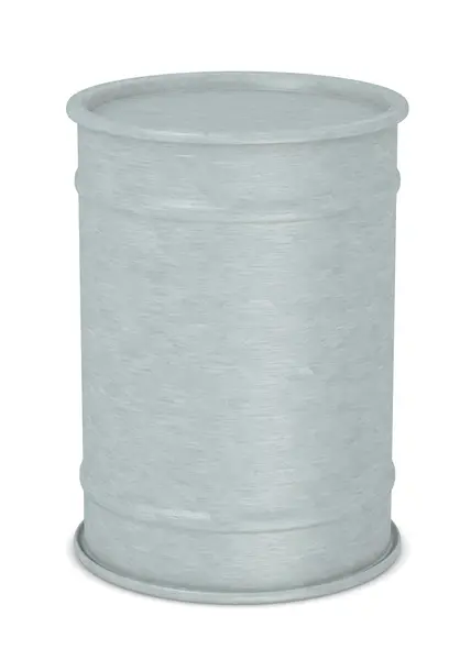3d render of metal barrel — Stock Photo, Image