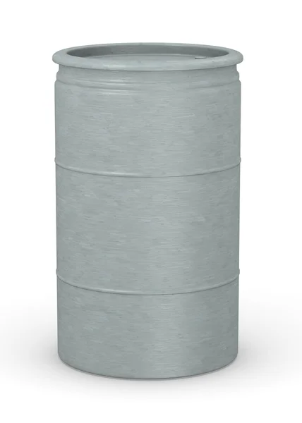 3d renderização de barril de metal — Fotografia de Stock