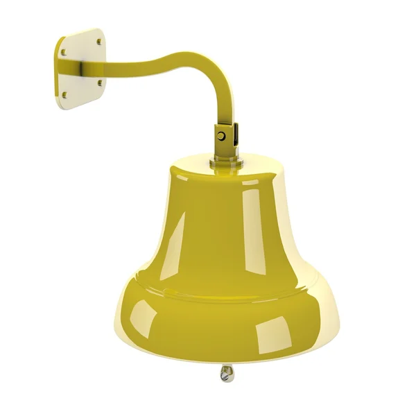 3D renderowania metalicznej dzwon — Zdjęcie stockowe