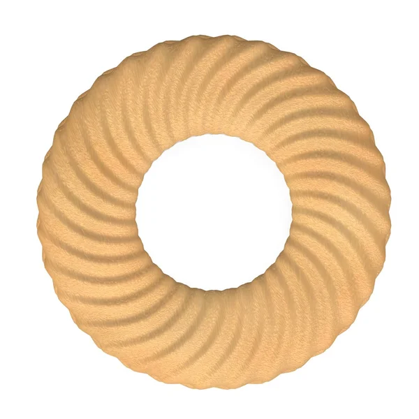 3D vykreslení sušenkovou potravin — Stock fotografie