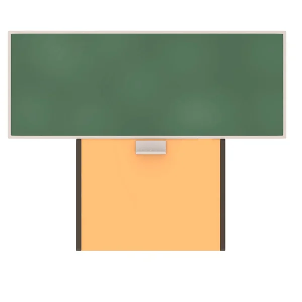 3d renderização de escola quadro negro — Fotografia de Stock