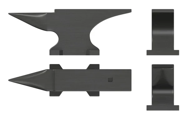 3d renderização de bigorna de metal — Fotografia de Stock