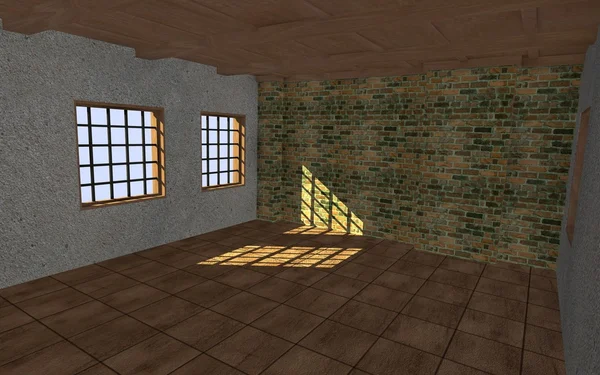 3d render of blacksmith interior — Stock Photo, Image