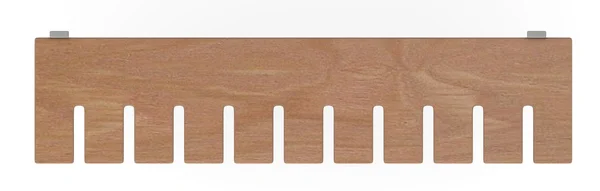 3D render van houten plank — Stockfoto