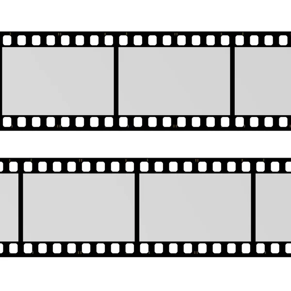 空白のフィルムの 3 d レンダリング — ストック写真