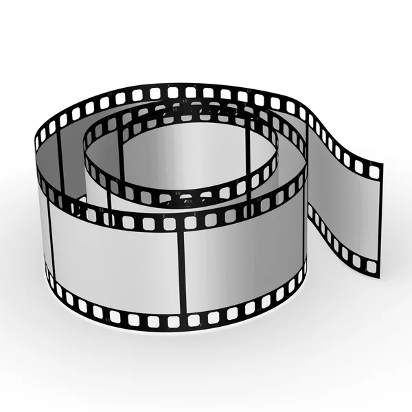 3d renderização de filme em branco — Fotografia de Stock