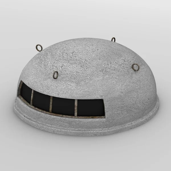 3D render militära bunker — Stockfoto
