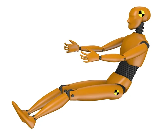 3d render of car test dummy — Stock Photo, Image