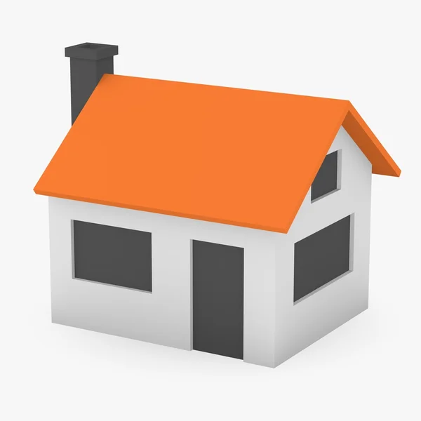 3D vykreslení karikaturní domu — Stock fotografie