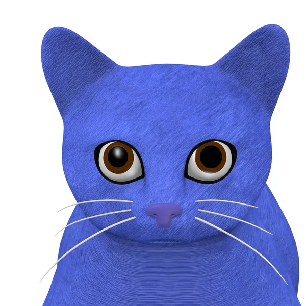 3D render van cartoon kat — Stockfoto