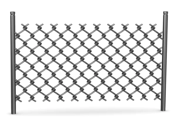 3D činí z řetězu plot — Stock fotografie