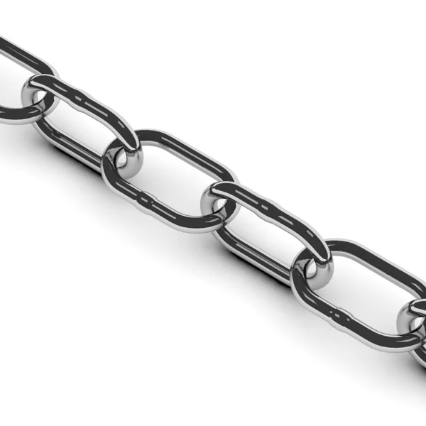 3d render of metal chain — Stock Photo, Image