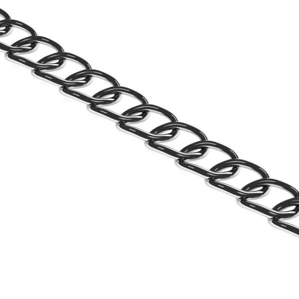 3d render of metal chain — Stock Photo, Image