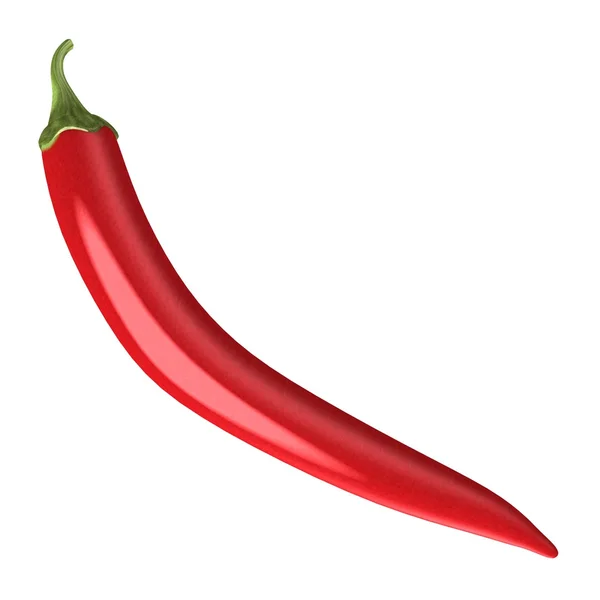 3d renderização de pimenta — Fotografia de Stock