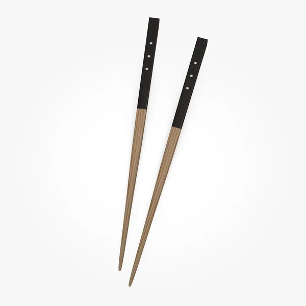 3d render of chopsticks (for food) — Stock Photo, Image