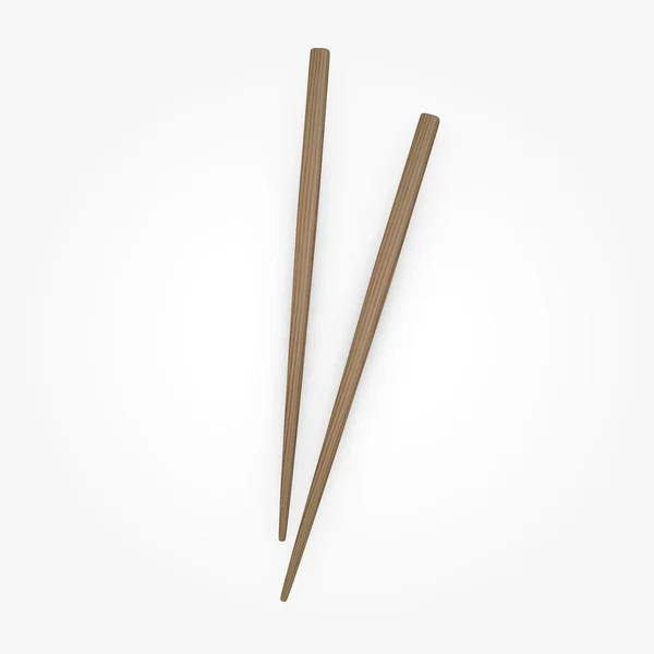 筷子 (为食物的 3d 渲染) — 图库照片
