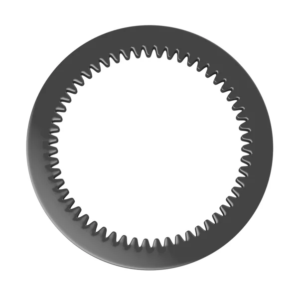 3d render of clock gear wheel — Stock Photo, Image