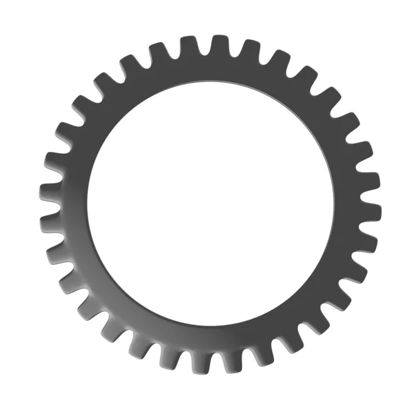 3d render of clock gear wheel — Stock Photo, Image