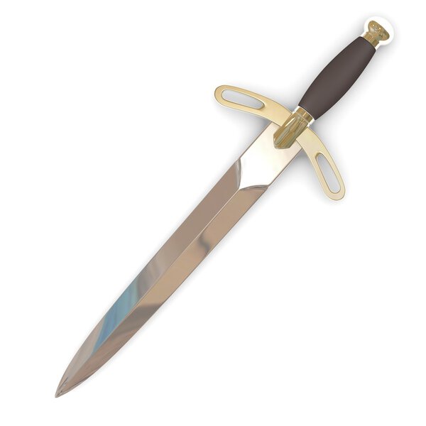 3D-рендеринг ручного кинжала
