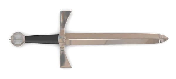 3D renderowania broni średniowiecznej — Zdjęcie stockowe