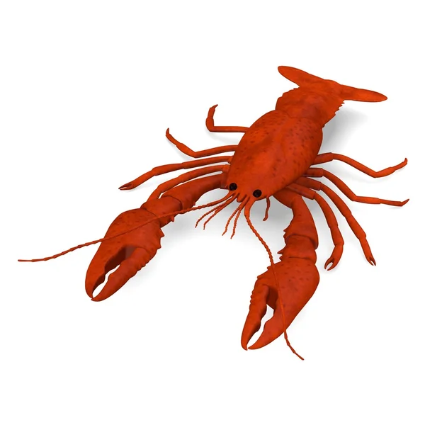 死螃蟹3D渲染 — 图库照片