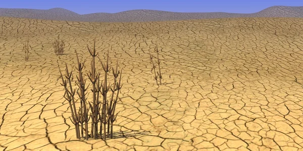 3d renderizado de desierto de arena —  Fotos de Stock