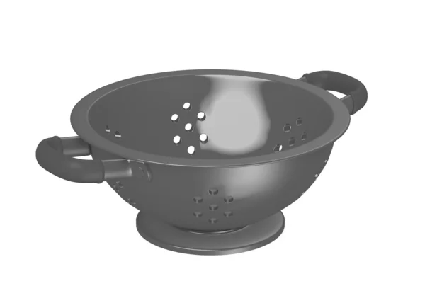 3D візуалізація кухонної тарілки — стокове фото