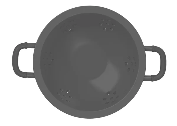 주방 접시의 3d 렌더링 — 스톡 사진