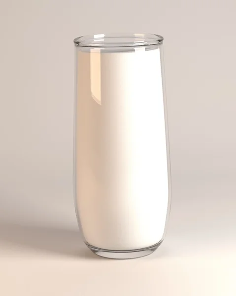 3D render van drank in glas — Stockfoto