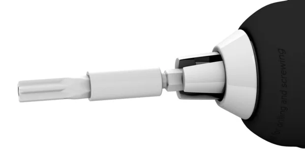 3d renderizado de tornillo de perforación — Foto de Stock