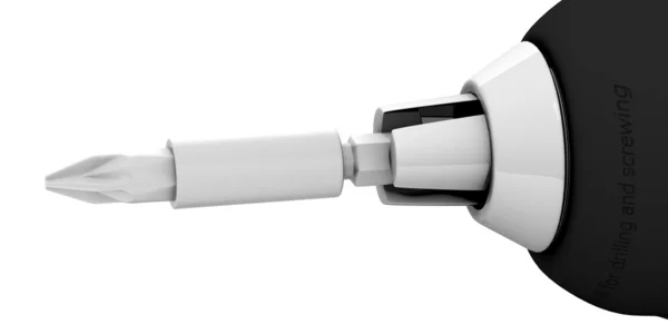 3d renderizado de tornillo de perforación — Foto de Stock