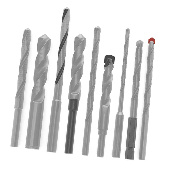 3D renderowania wiercenia śruba — Zdjęcie stockowe