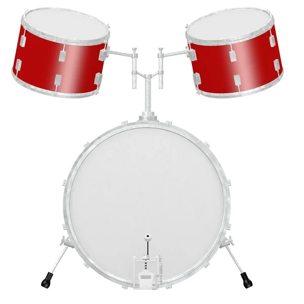 3d renderização de instrumento de tambor — Fotografia de Stock
