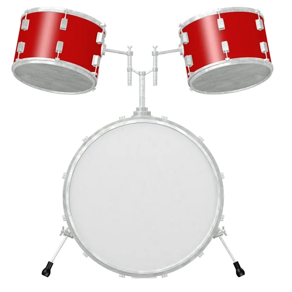 3d rendering dello strumento a tamburo — Foto Stock