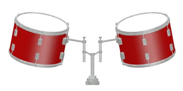 3d renderizado de instrumento de tambor —  Fotos de Stock